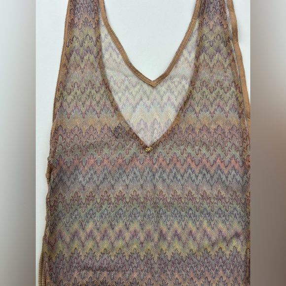 PQ Swim Lavish Joy Lace Multi Chevron Swim Cover Up XS/S - Picture 7 of 7